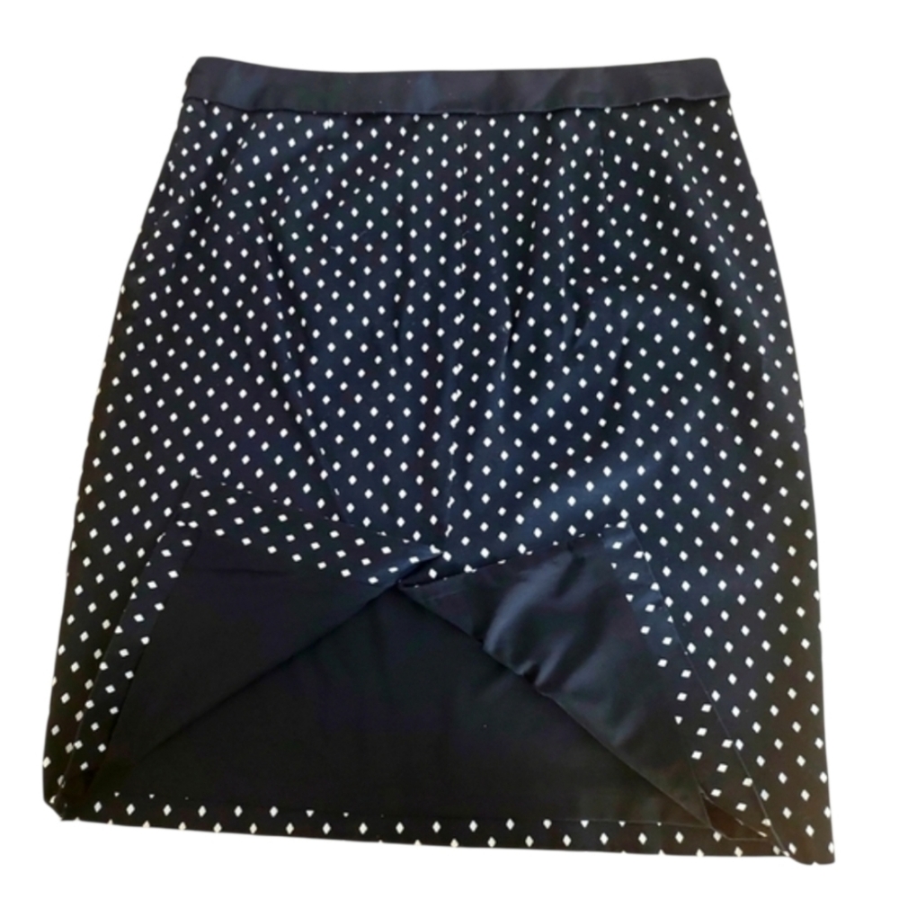 White House Black Market Black White Diamond Skirt 12 - Picture 6 of 8